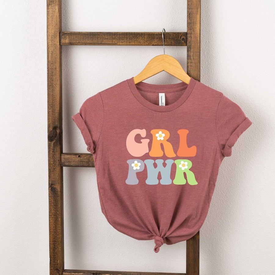 Girl The Juniper Shop | Girl Power Short Sleeve Tee, Mauve