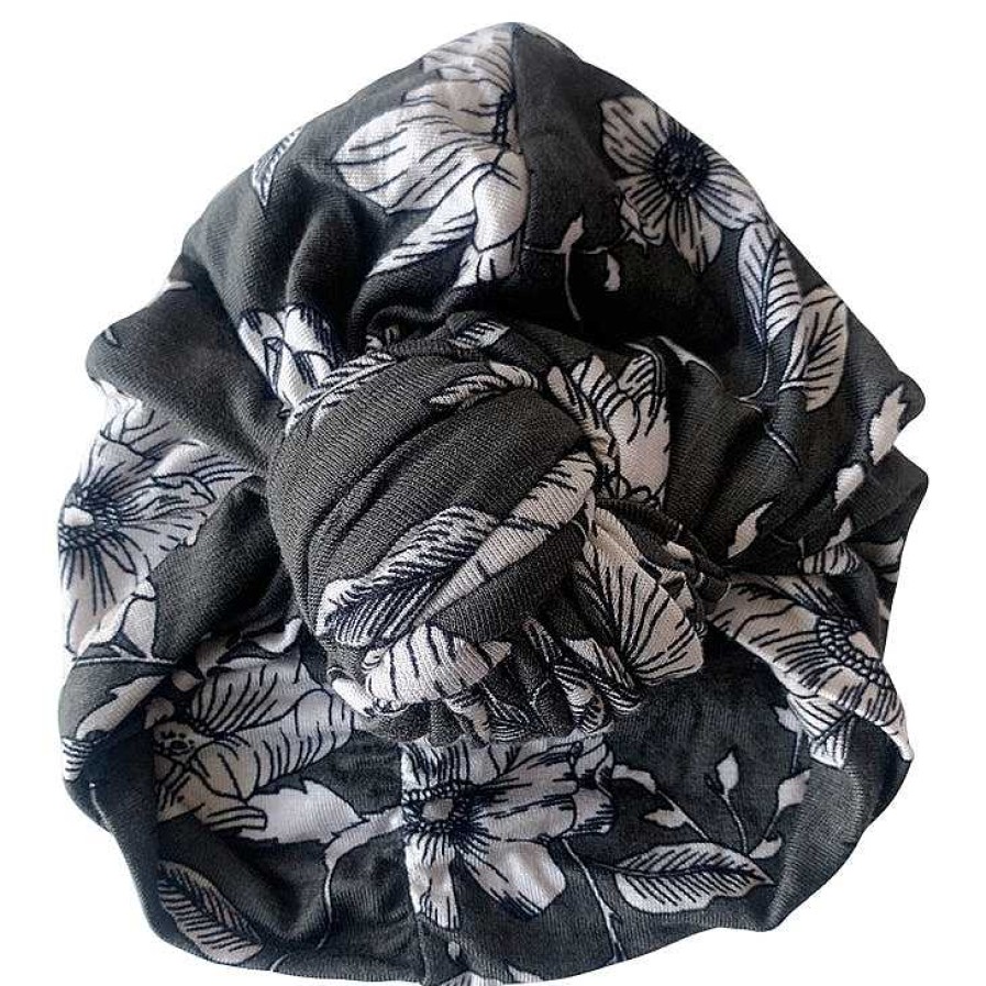 Girl Eyee Kids | Knot Turban, Olive Floral