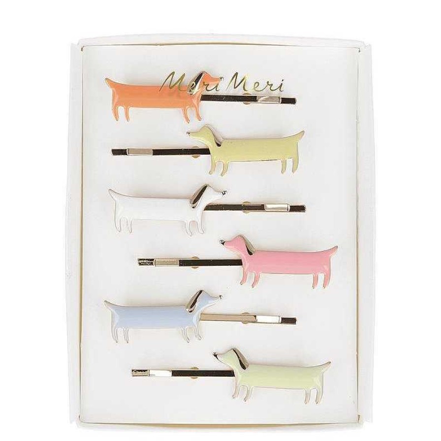 Accessories Meri Meri | Enamel Hair Slides, Sausage Dogs