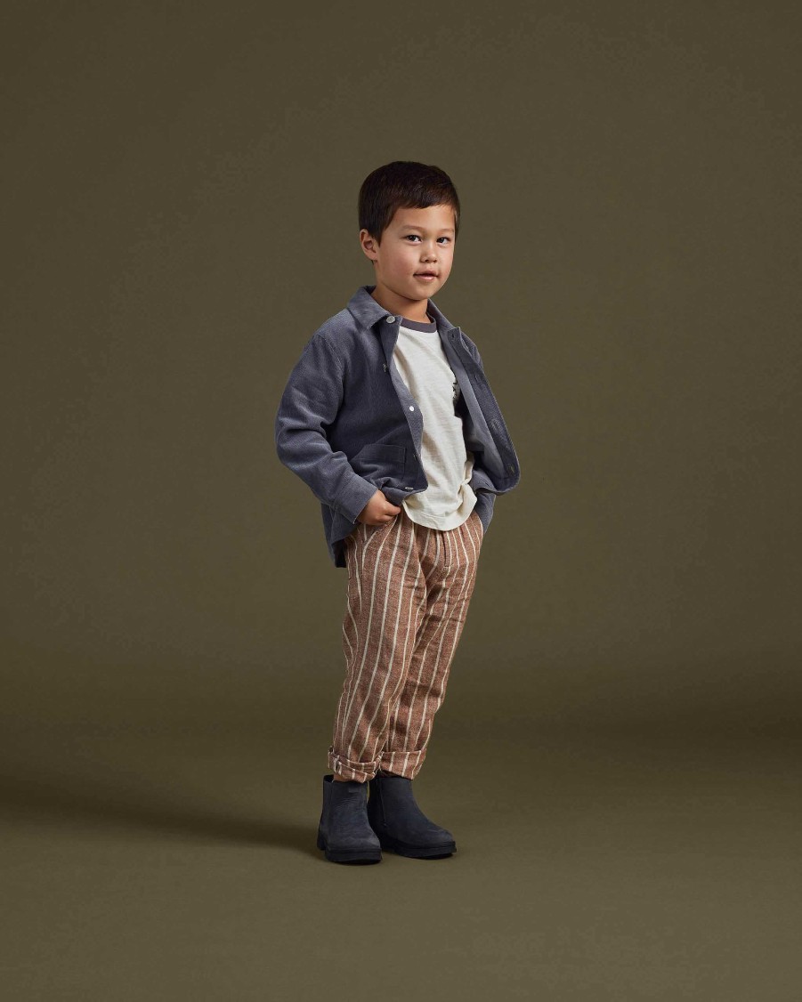 Boy Rylee & Cru | Rylee & Cru Kalen Pant, Cedar Pinstripe