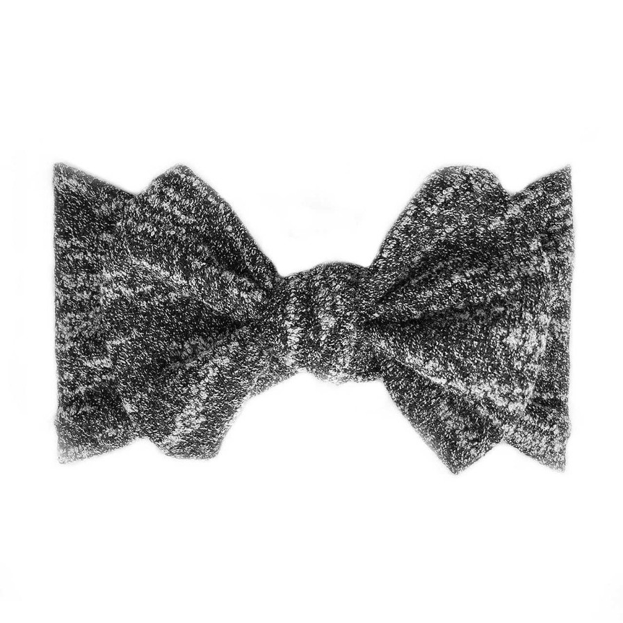 Girl Colty Creek | Melange Bow Headband, Coal