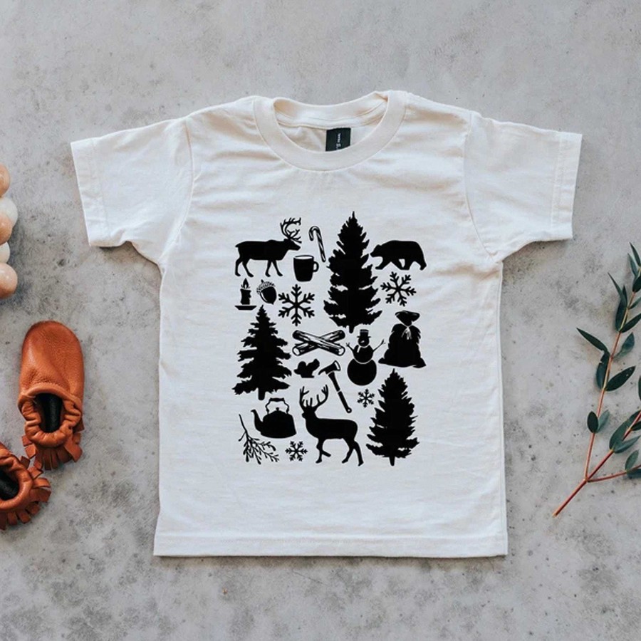 Girl Gladfolk | Short Sleeve Graphic Tee, Cozy Christmas