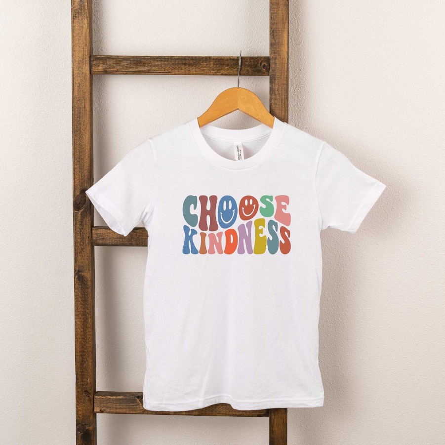 Boy The Juniper Shop | Choose Kindness Happy Face Short Sleeve Tee, White