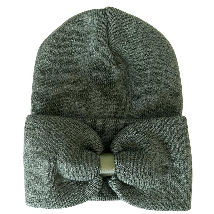 Accessories SpearmintLOVE | Baby'S First Hat, Fern Bow