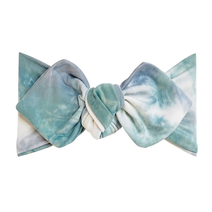 Girl Eyee Kids | Top Knot Headband, Ocean Tie Dye