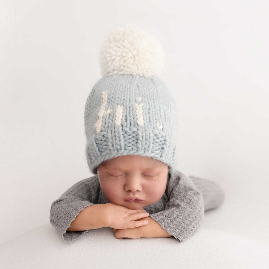 Accessories Huggalugs | Hi. Knit Beanie, Surf Blue