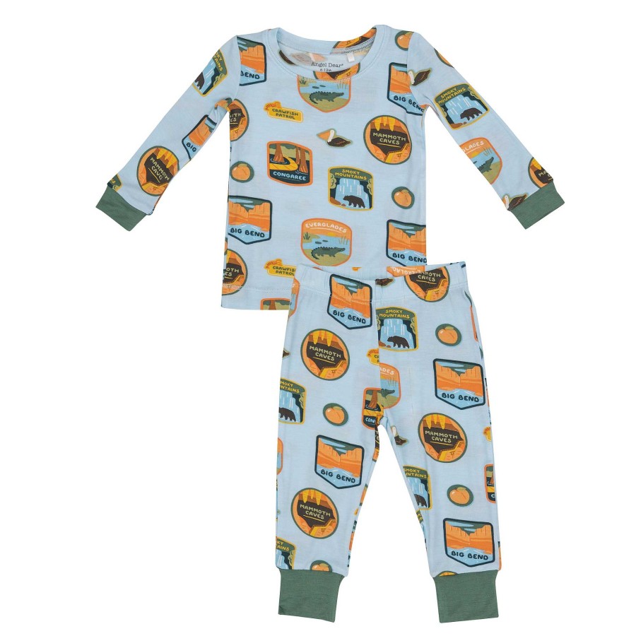 Girl Angel Dear | 2-Piece Lounge Wear Set, National Park Patches Southeast