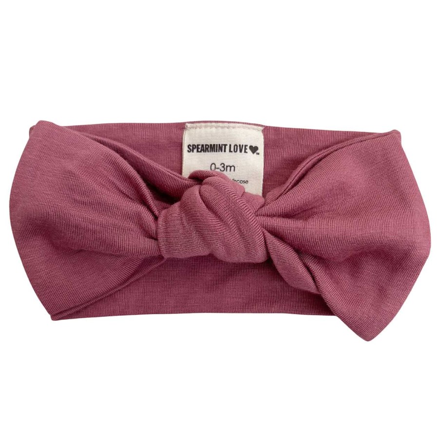 Girl SpearmintLOVE | Knot Bow, Mauve