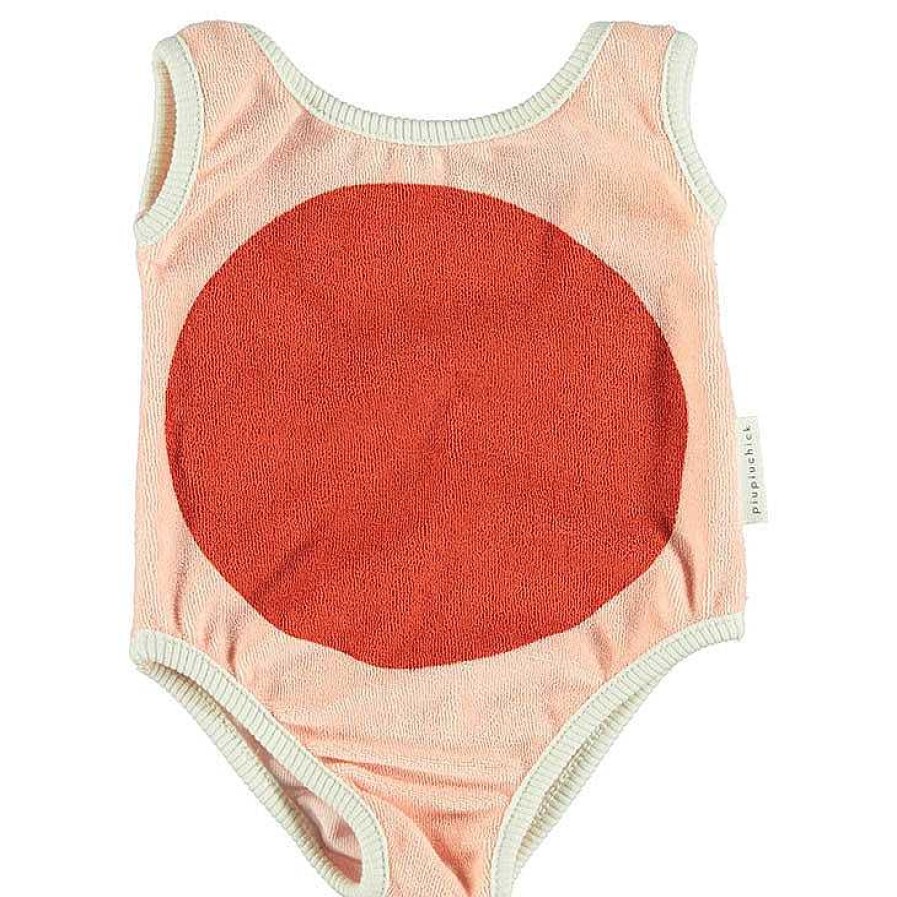 Girl Piupiuchick | Swimsuit, Salmon