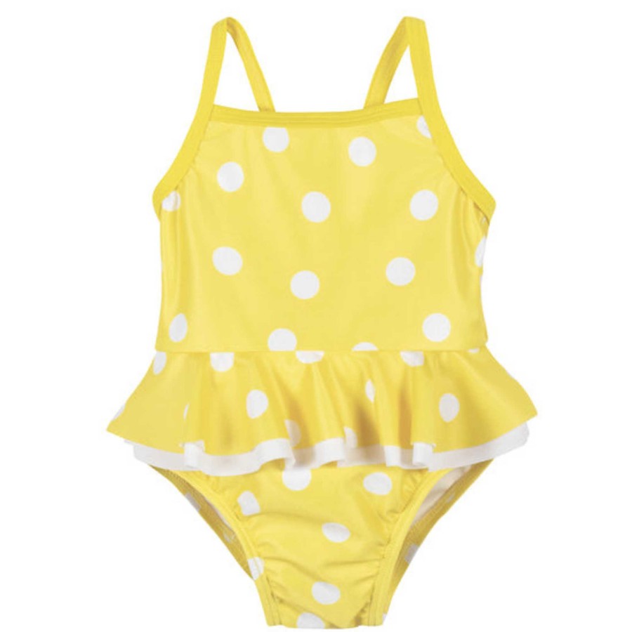 Girl Gerber Childrenswear | One-Piece Swimsuit, Lemon Squeeze