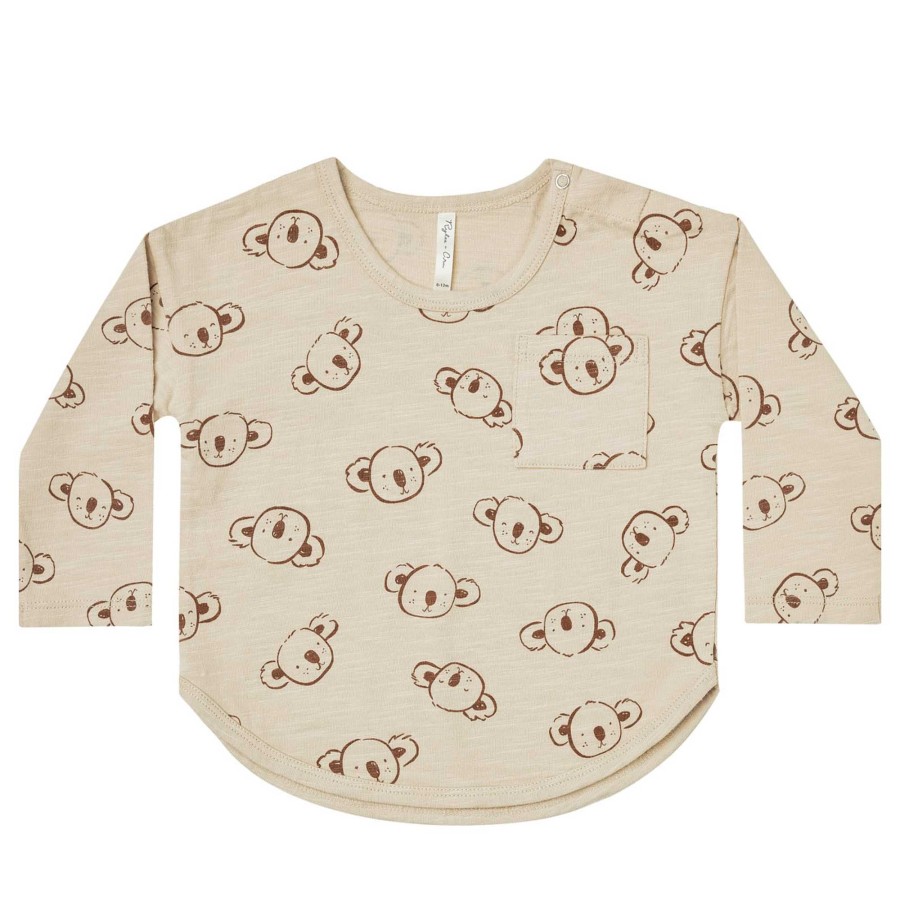 Girl Rylee & Cru | Rylee & Cru Long Sleeve Tee, Koalas