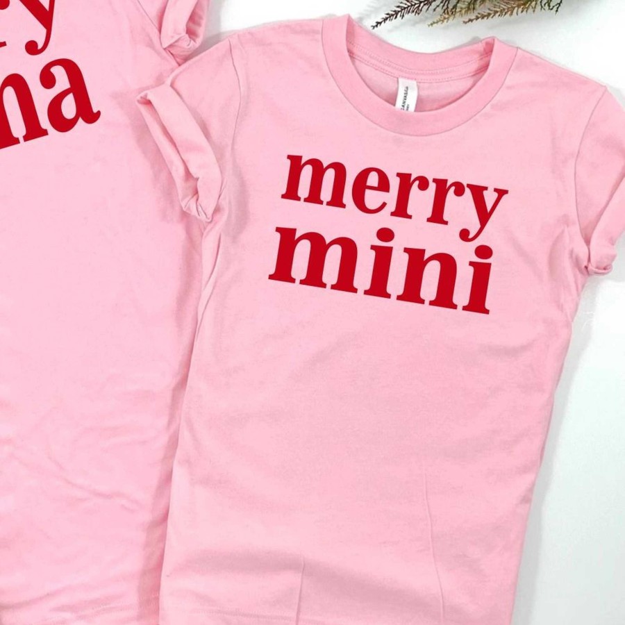 Girl Ice Cream Life | Merry Mini Kid'S Graphic Tee, Pink