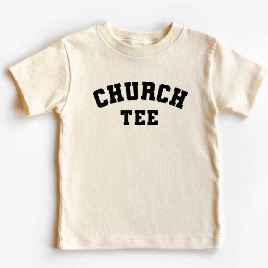 Boy Saved by Grace Co. | Church Tee Graphic Tee, Natural