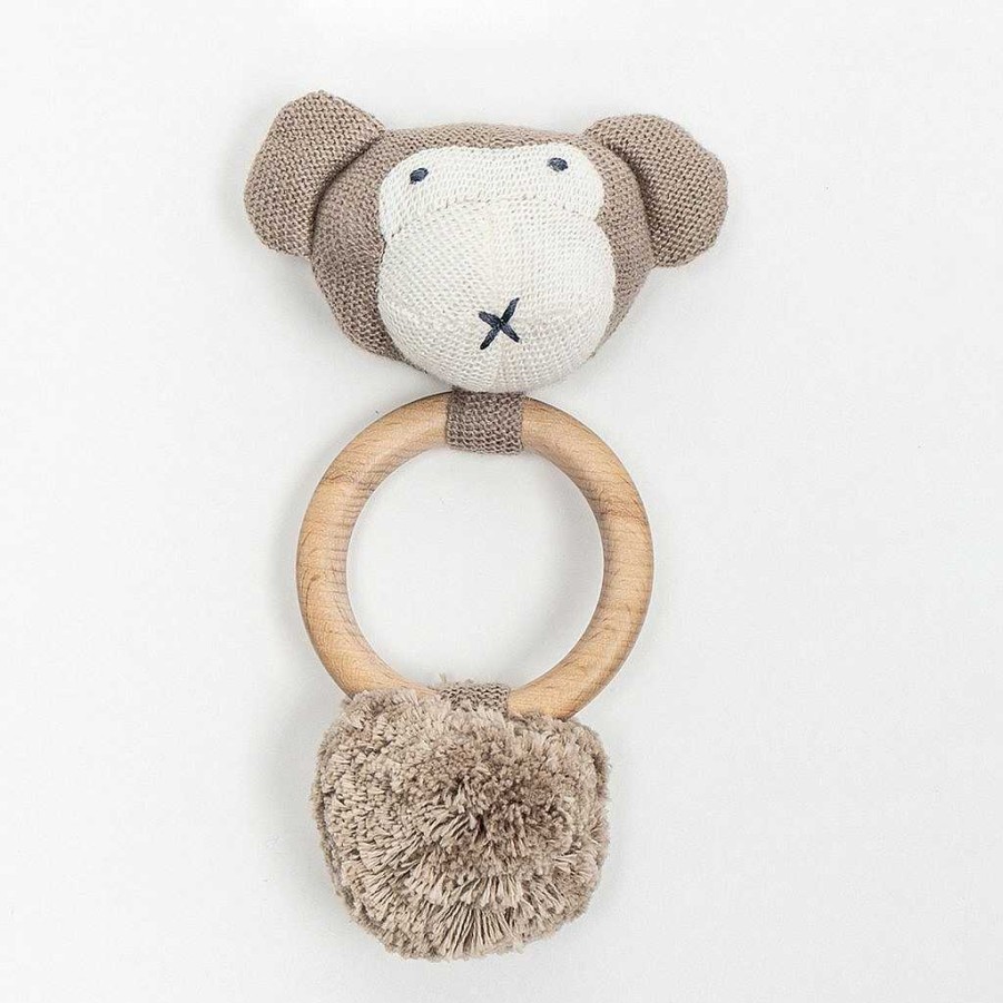 Baby Stuff Zestt Rattles | Organic Cotton Monkey Rattle