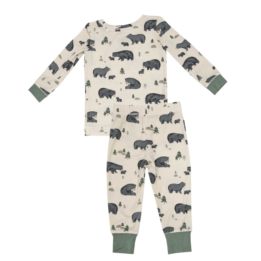 Boy Angel Dear | 2-Piece Lounge Wear Set, Black Bear