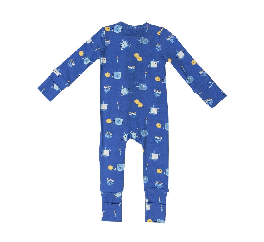 Boy Angel Dear | 2 Way Zip Romper, Dreidel