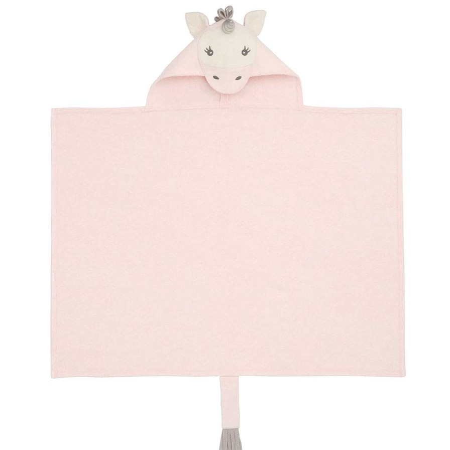 Baby Stuff Elegant Baby | Pink Unicorn Hooded Bath Towel