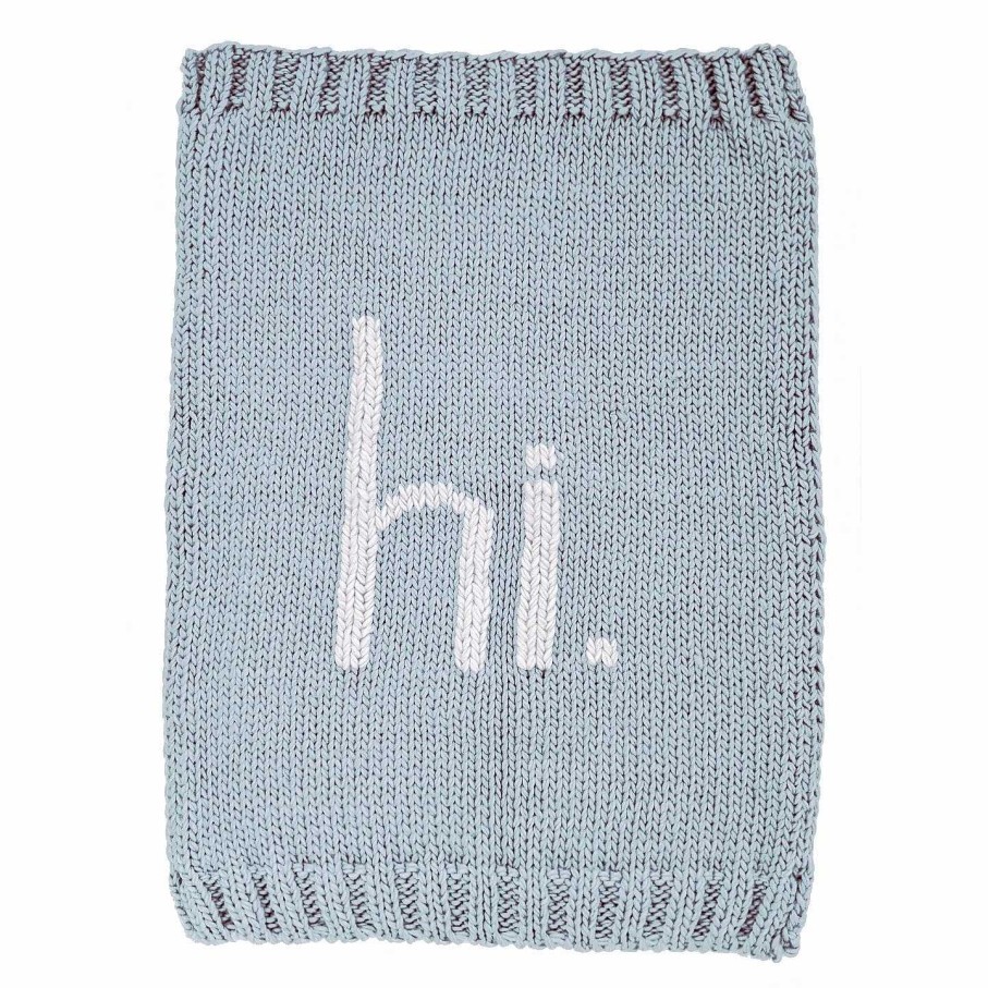 Baby Stuff Huggalugs | Hi. Hand Knit Blanket, Surf Blue