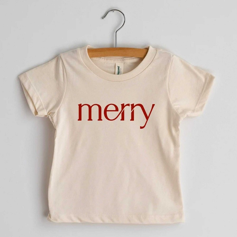 Girl Gladfolk | Short Sleeve Graphic Tee, Merry