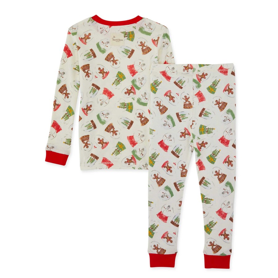 Girl Burt's Bees Baby | Organic 2-Piece Pajama Set, Winter Globes