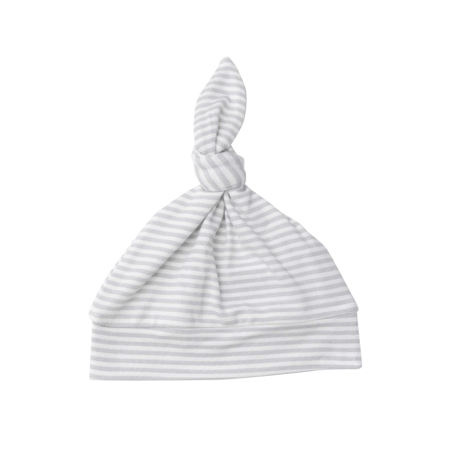 Accessories Angel Dear | Knot Beanie, Sheep Grey Stripe