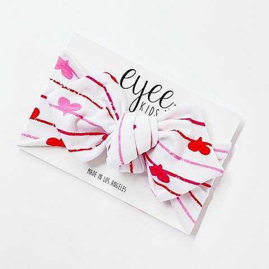 Girl Eyee Kids | Top Knot Headband, Valentine Hearts