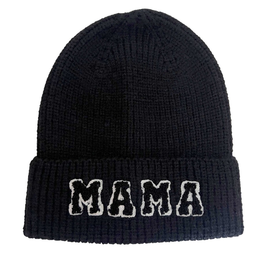 Accessories SpearmintLOVE | Mama Knit Hat, Obsidian