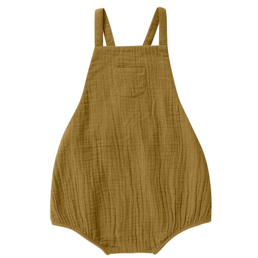 Boy Rylee & Cru | Rylee & Cru Criss Cross Romper, Ochre