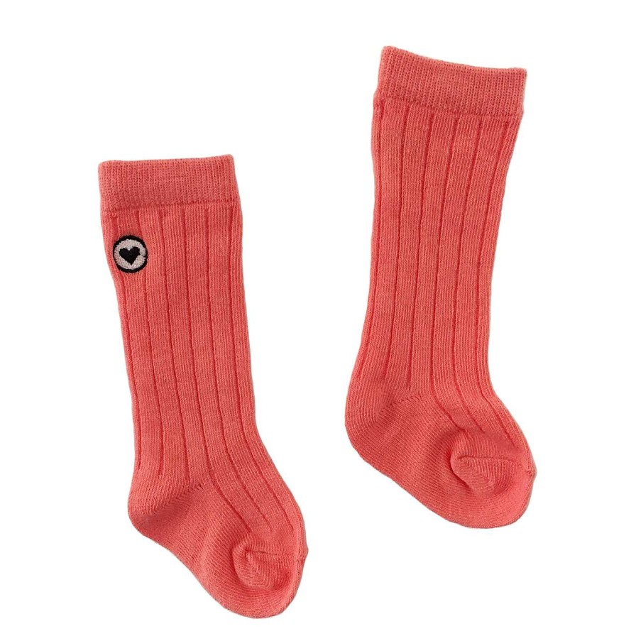 Accessories SpearmintLOVE | Organic Ribbed Knee Sock, Nectar