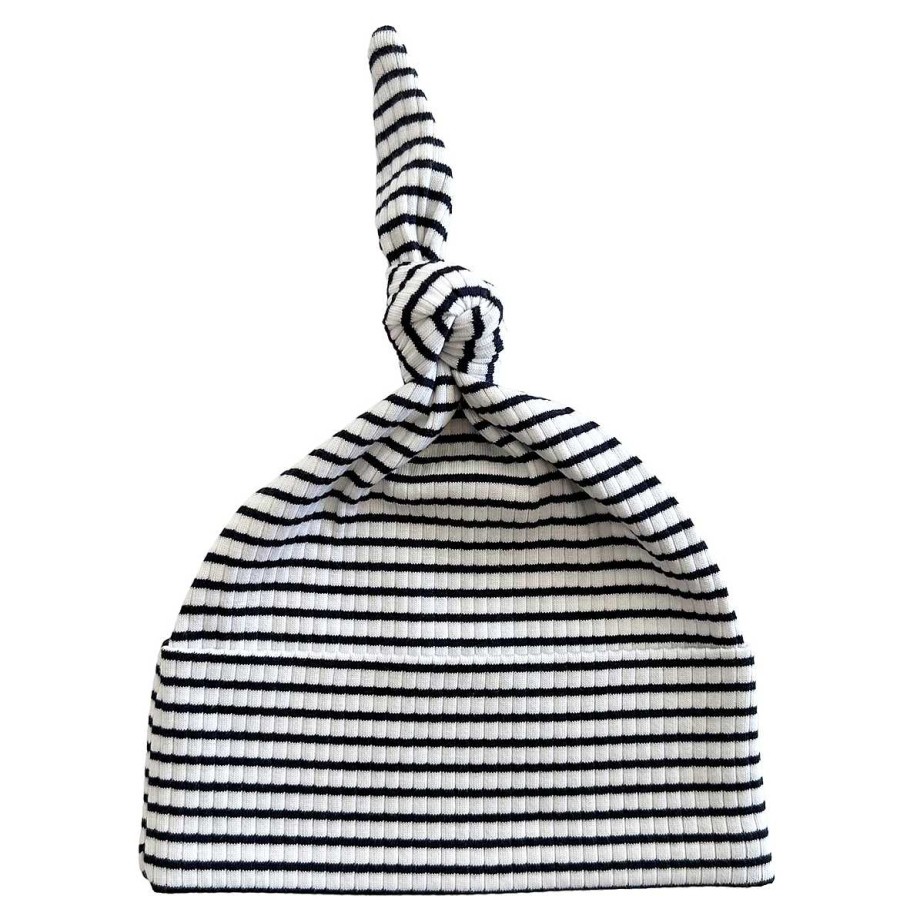 Boy SIIX Collection | Black Stripe / Organic Ribbed Beanie