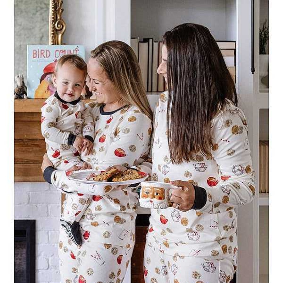 Girl Burt's Bees Baby | Adult Women'S Pajama Set, Milk & Cookies