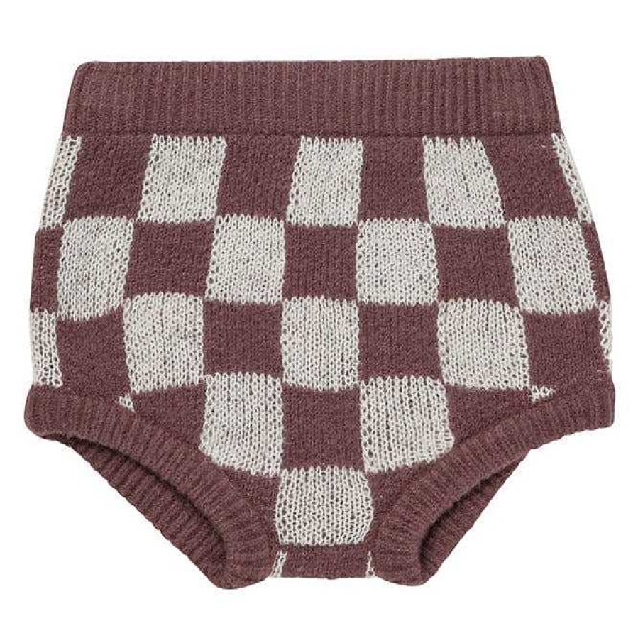 Girl Rylee & Cru | Rylee & Cru Sweater Bloomer, Plum Checker