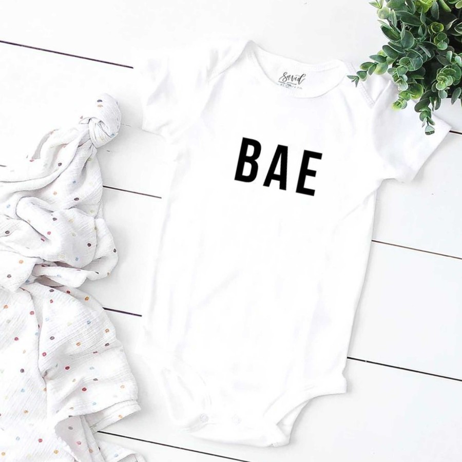 Girl Saved by Grace Co. | Bae Graphic Bodysuit, White