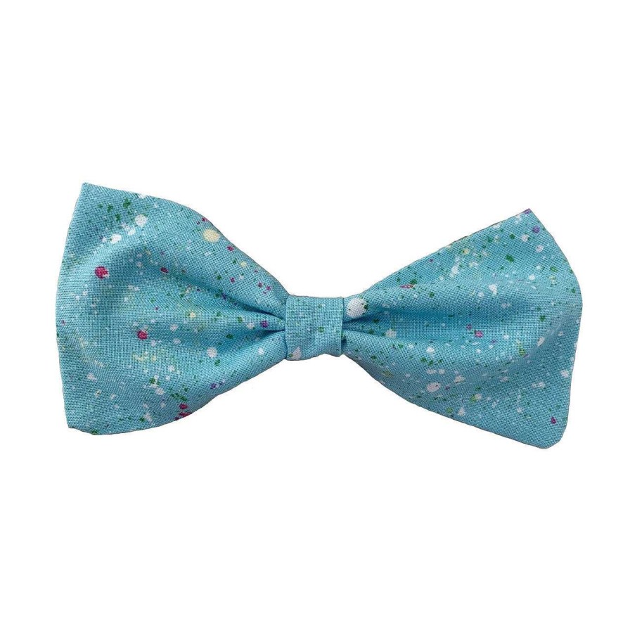 Girl Colty Creek | Nylon Bow Headband, Speckled Robin'S Egg