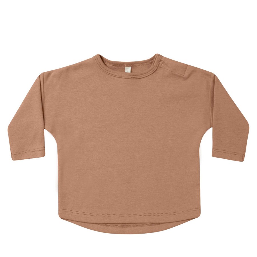 Boy Quincy Mae | Organic Long Sleeve Tee, Clay