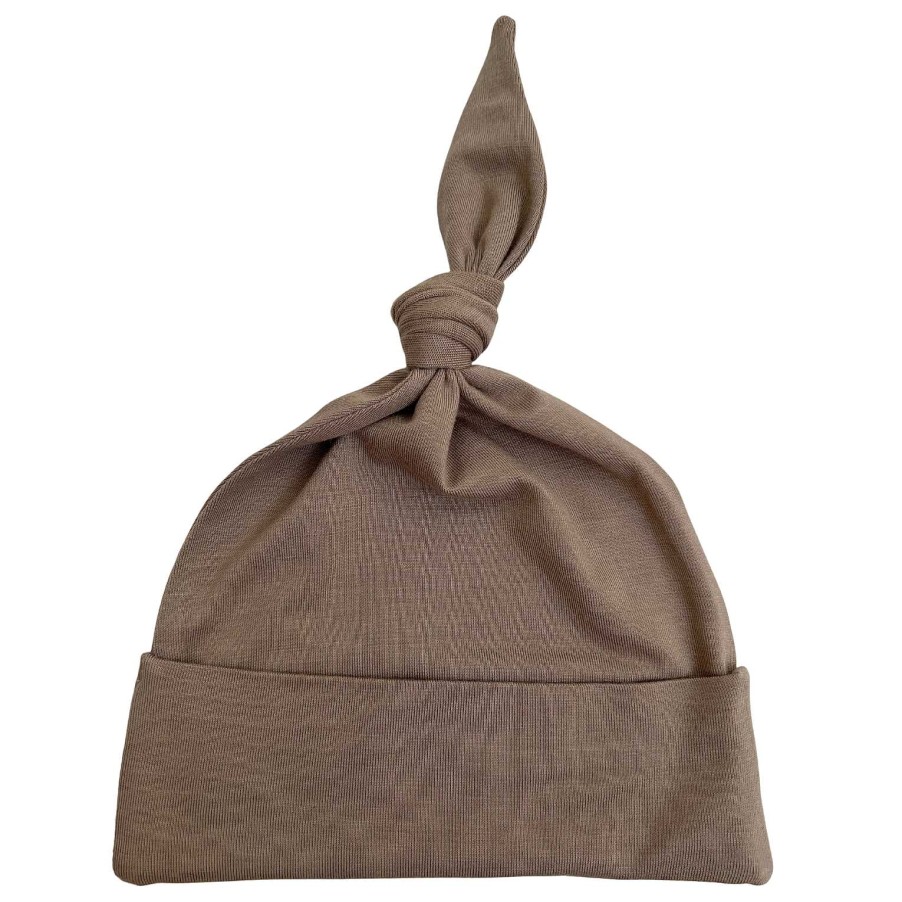 Accessories SpearmintLOVE | Newborn Knot Beanie, Driftwood