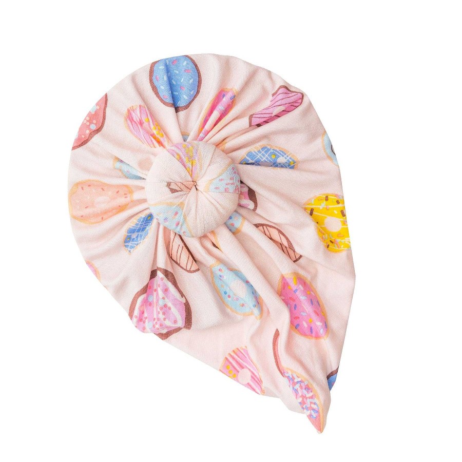 Girl Angel Dear | Knot Turban, Donuts Pink