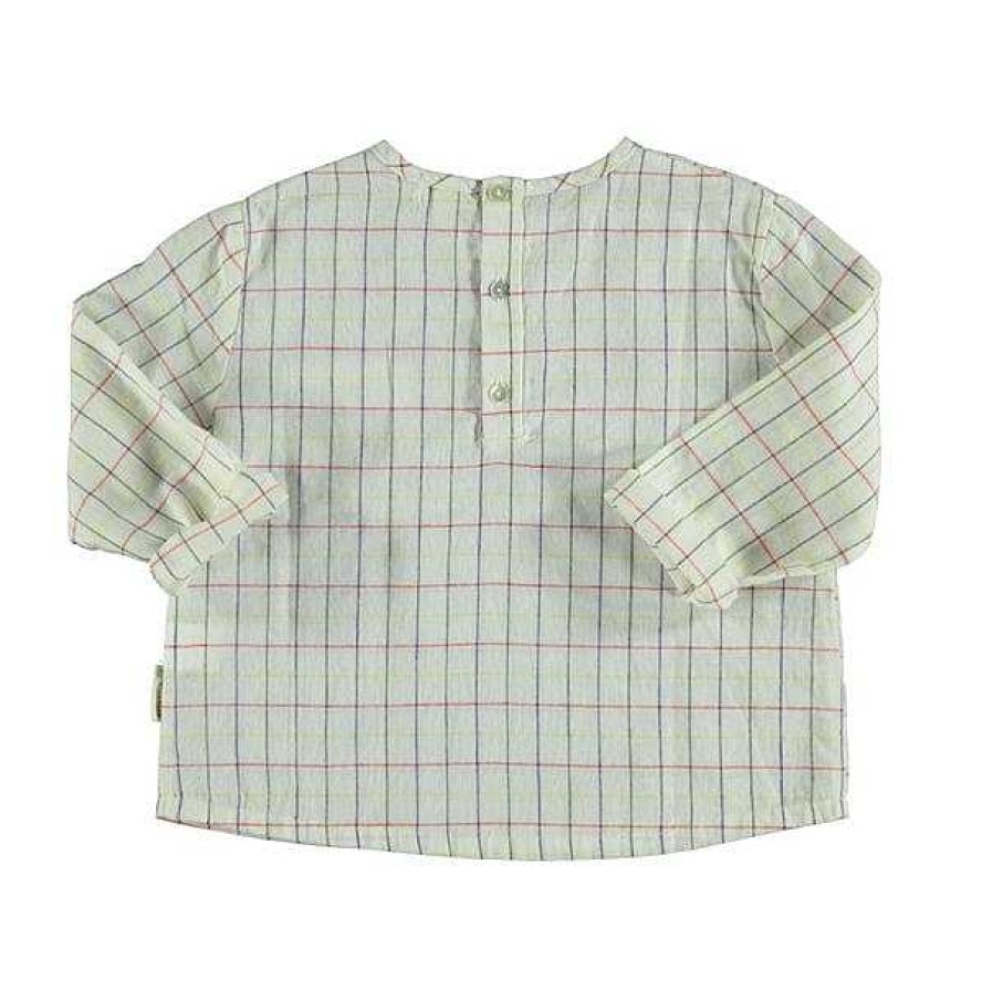 Boy Piupiuchick | Round Collared Shirt, Checkered