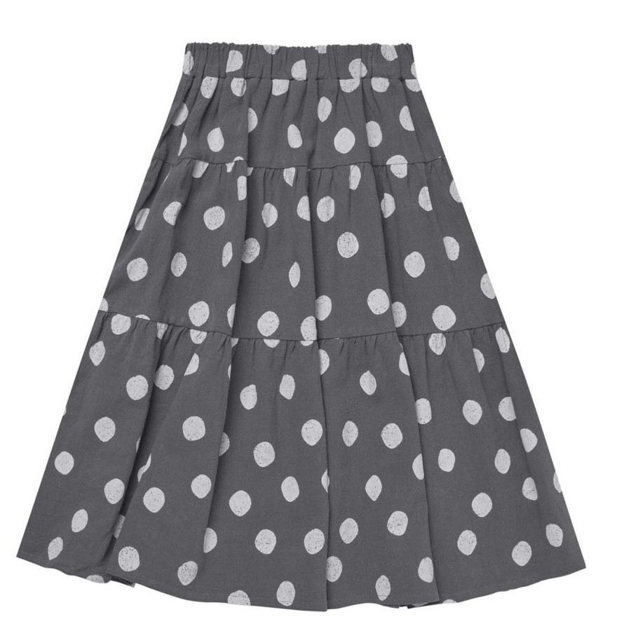 Girl Rylee & Cru | Rylee & Cru Tiered Midi Skirt, Dotty