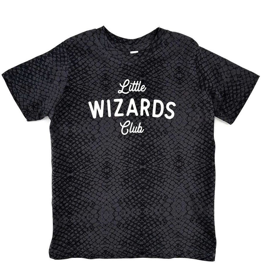 Boy The Wishing Elephant | The Little Wizards Club Kids Tee, Reptile Print