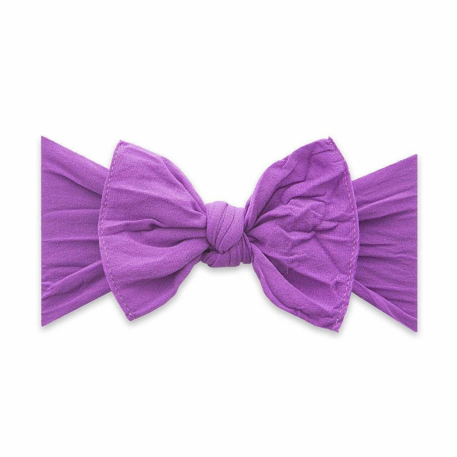 Girl Baby Bling Bows | Knot Bow, Grape