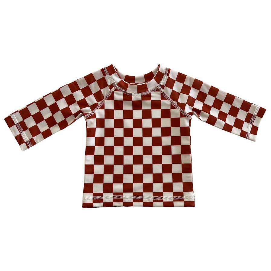 Boy SIIX Collection | Stracciatella Checkerboard / Maui Rashguard / Upf 50+