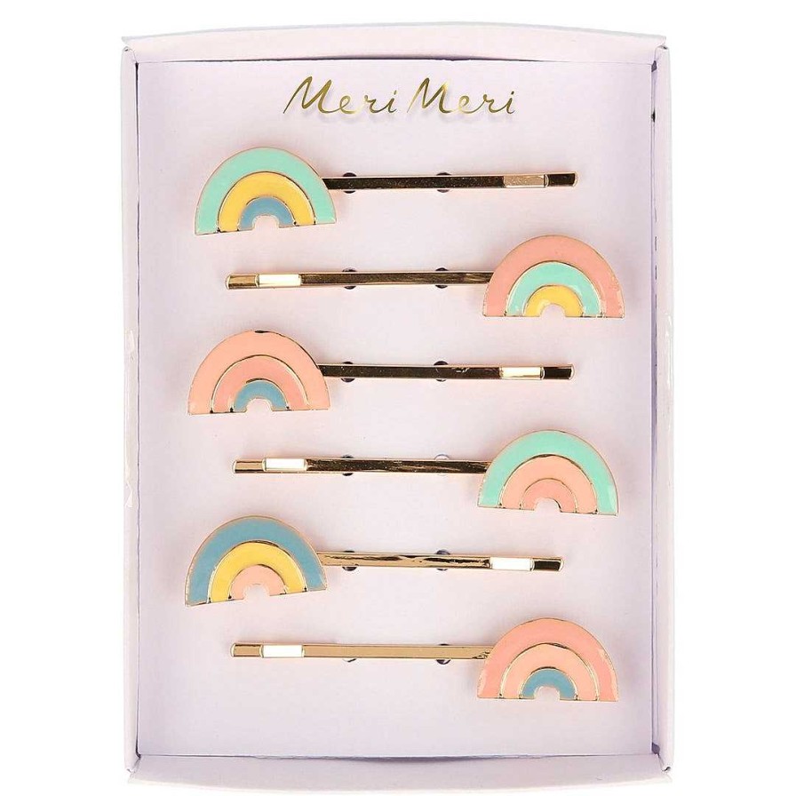 Accessories Meri Meri | Enamel Hair Slides, Rainbow