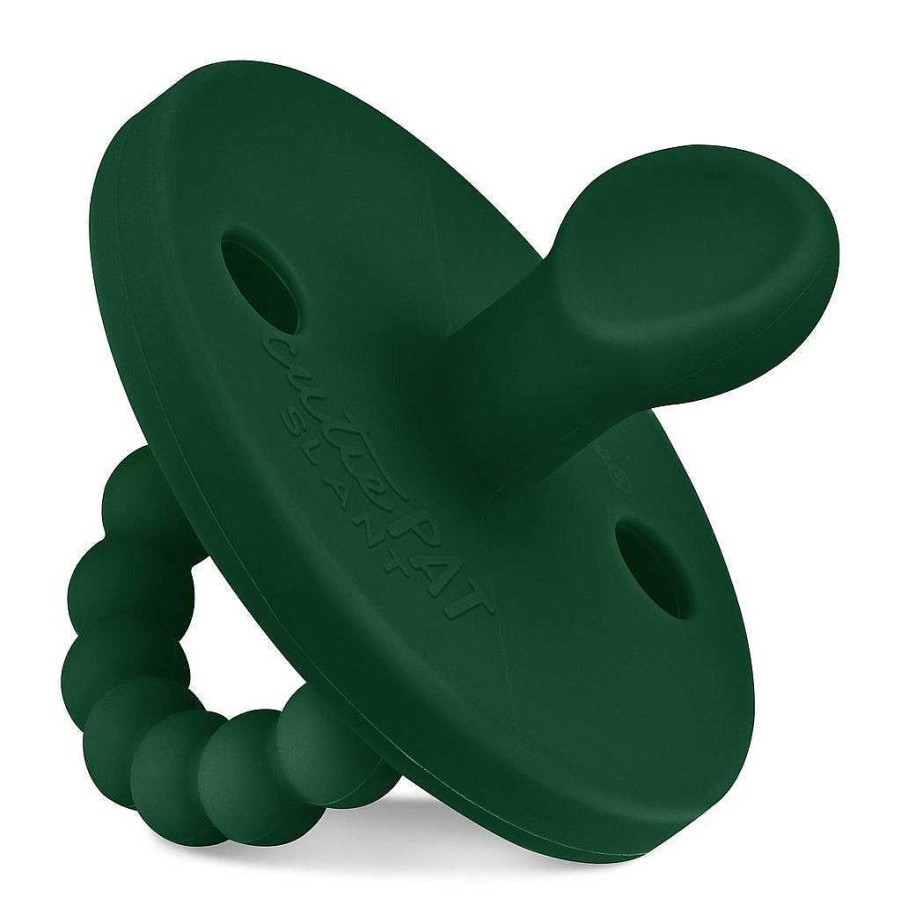 Baby Stuff Ryan & Rose | Cutie Pat Slant Pacifier, Turf Green