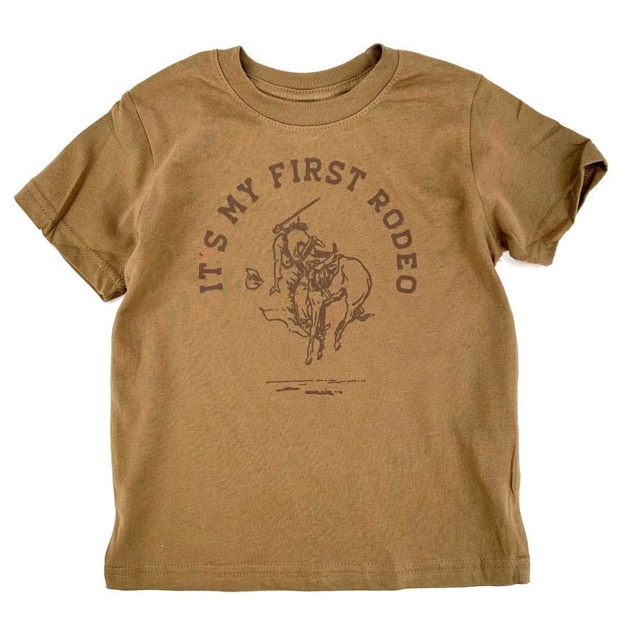 Boy The Wishing Elephant | It'S My First Rodeo Kids Tee, Light Brown