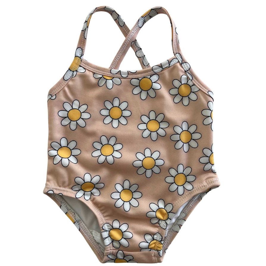 Girl SIIX Collection | Daisy Pop Biscotti / Marina Swimsuit / Upf 50+