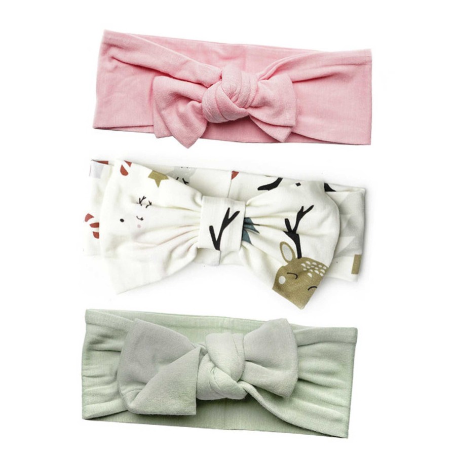 Girl Emerson and Friends | Bamboo Headband Set, Santa & Friends