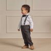 Boy Noralee | Suspender Pant, Black