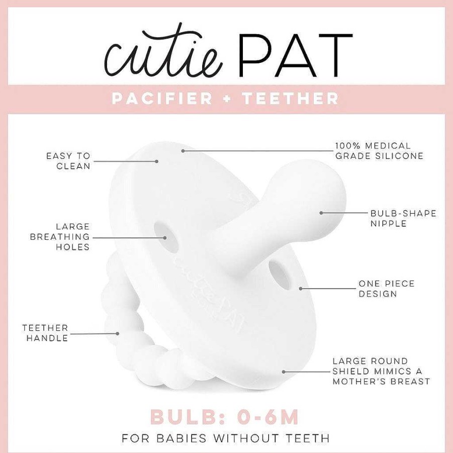 Baby Stuff Ryan & Rose | Cutie Pat Bulb Pacifier, Lavender