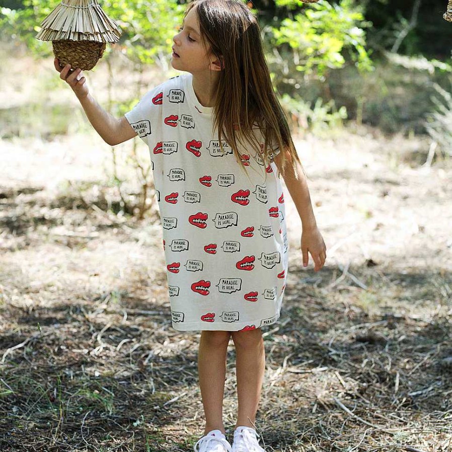 Girl Fresh Dinosaurs | Paradise Is Here Dress